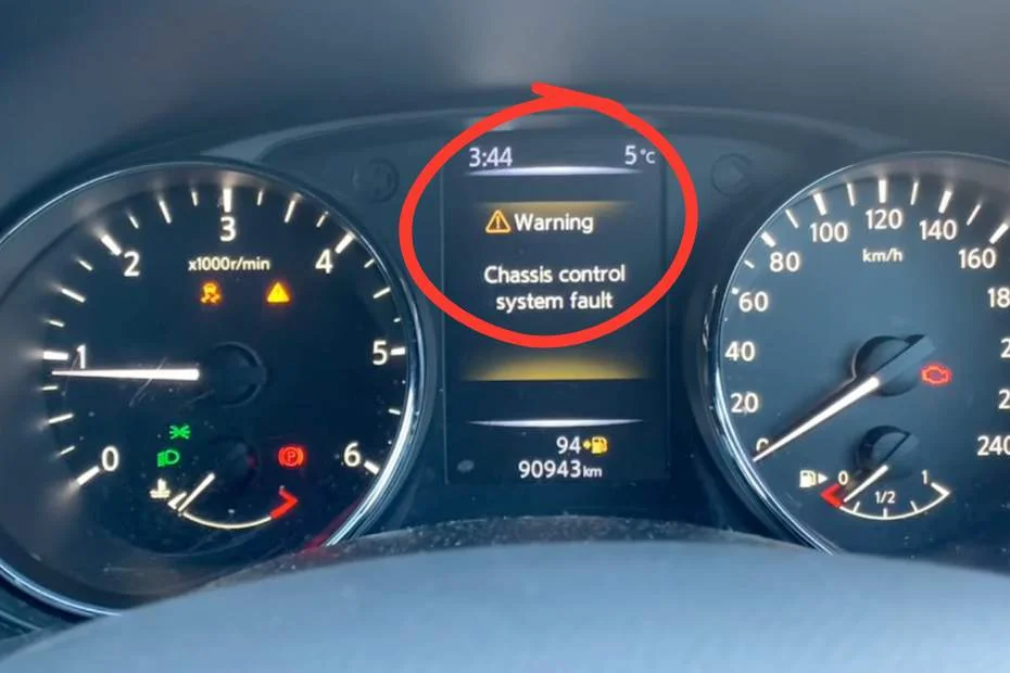 Chassis Control System Fault Nissan Qashqai
