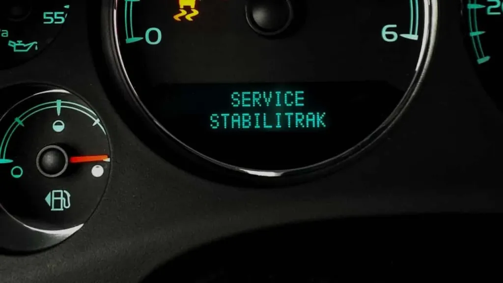 Reset the Service Stabilitrak Light